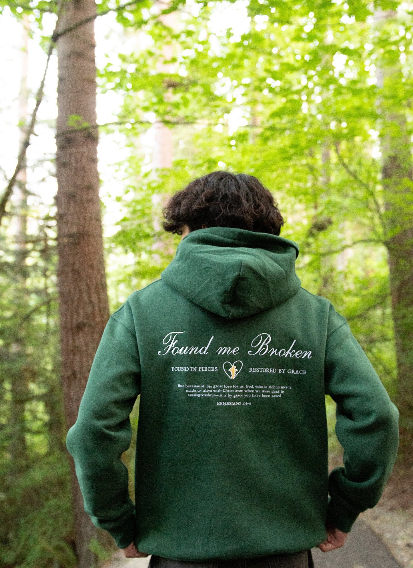 "Found Me Broken" Embroidered Hoodie